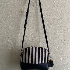 Spring Cleaning— Ralph Lauren purse Navy and white striped